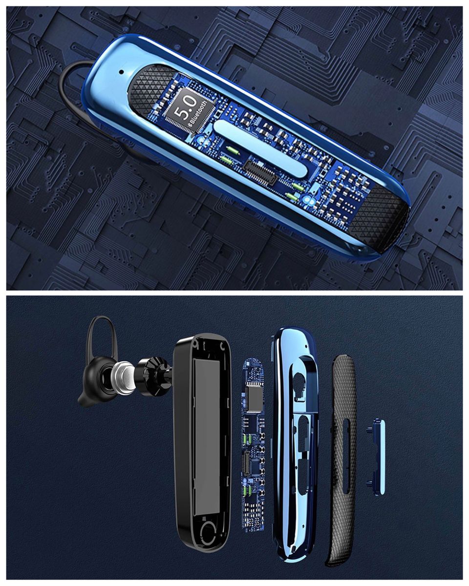 イヤホン　ワイヤレスイヤホン Bluetooth　耳掛け型　イヤフォン イヤホンマイク 片耳　USB 充電 高音質 超軽量