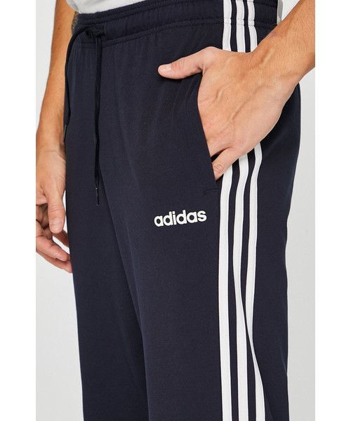 ★アディダス adidas 新品 メンズ M ESSENTIALS 3ストライプス シングルジャージーテーパードパンツ 紺 XXL [DU0457-XO] 四 零★QWER★_画像3