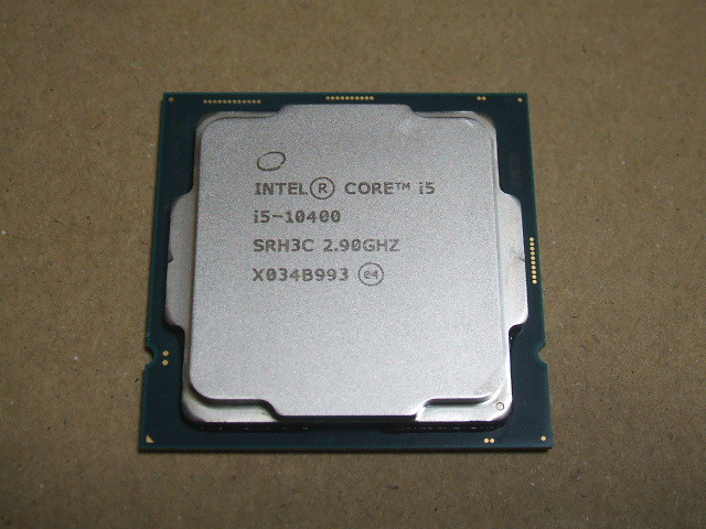 インテル Intel CPU Core i5-10400 2.90～4.30GHz 6コア/12スレッド FCLGA1200　正常動作品_画像1
