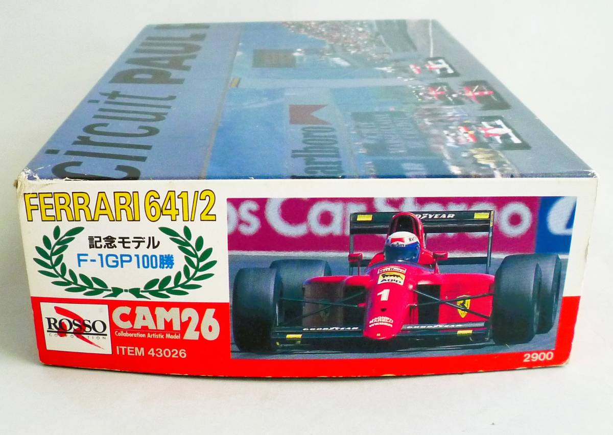 ★☆【定形外OK】未組立!ロッソ 1/43 フェラーリ641/2 F-1GP 100勝 記念モデル~1992年製!プロスト・マンセル搭乗車!~内袋未開封品[FK13A11]_画像2