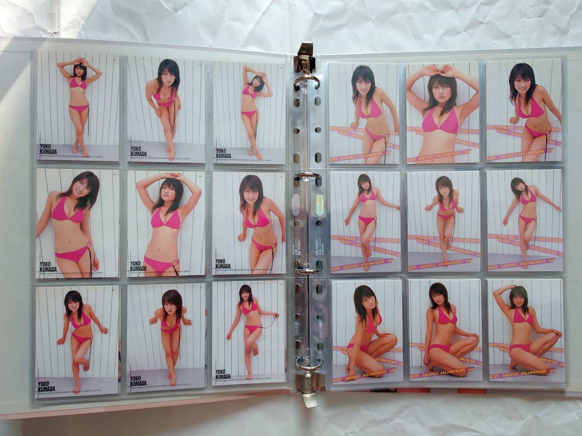 さくら堂　２００３　熊田曜子　ｏｆｆｉｃｉａｌ　ｃａｒｄ　ｃｏｌｌｅｃｔｉｏｎ　９３枚【バインダー付き】＋おまけ_画像5