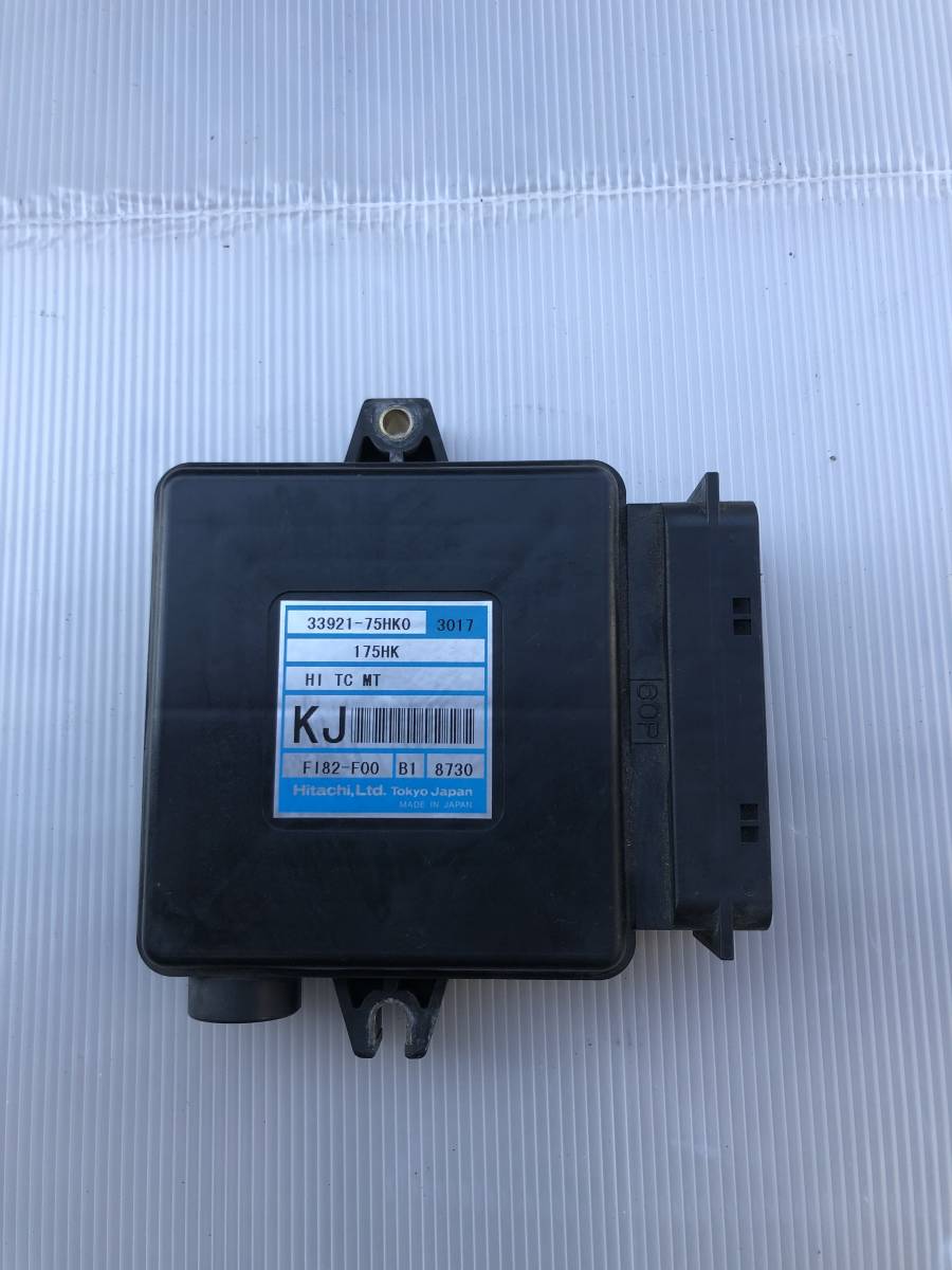 中古　スズキ純正　HE21S　ラパン　SS　K6A　ターボ　MT　エンジンコンピューター　ECU　33921－75HKO アルトラパン_画像1