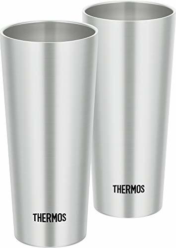  Thermos vacuum insulation tumbler 400ml stainless steel 2 piece set JDI-400P S