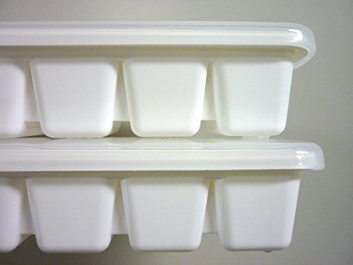 アスベル 製氷皿 スリム アイストレー 3段 スタッキング可 日本製 ホワイト_画像4