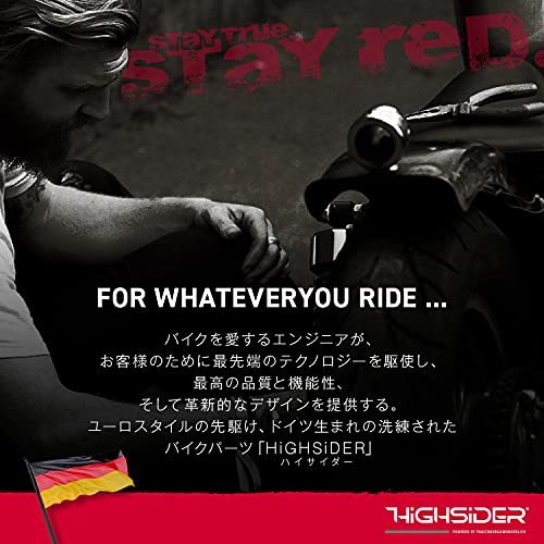 デイトナ HIGHSIDER (ハイサイダー) バイク用 バーエンドミラー 片側1本 アダプター付属 ハンドル内径12-22mm対応 新保安基準_画像2