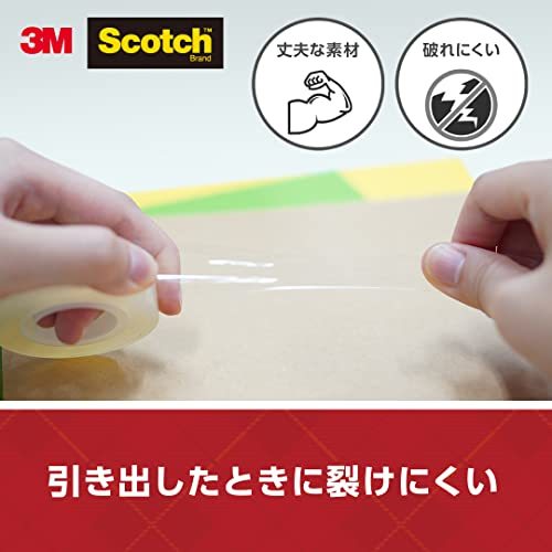 3M スコッチ 超透明テープS 10巻パック 15mm×35m 大巻 BK-15N_画像5