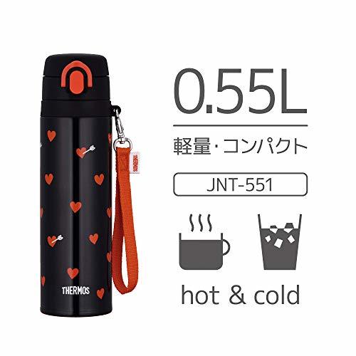 サーモス 水筒 真空断熱ケータイマグ 550ml ブラックレッド JNT-551 BKR_画像3