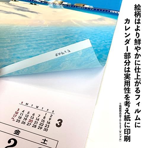 トーダン 2024年 カレンダー 日本の情景 トーハン・ＤＸ フイルム 75 x 50.4cm TD-502_画像5