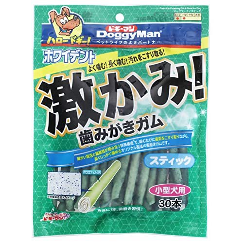 ドギーマン 犬用おやつ 激かみ! 歯みがきガム スティック ビーフ 小型犬 1袋30本×3袋 (まとめ買い)_画像3