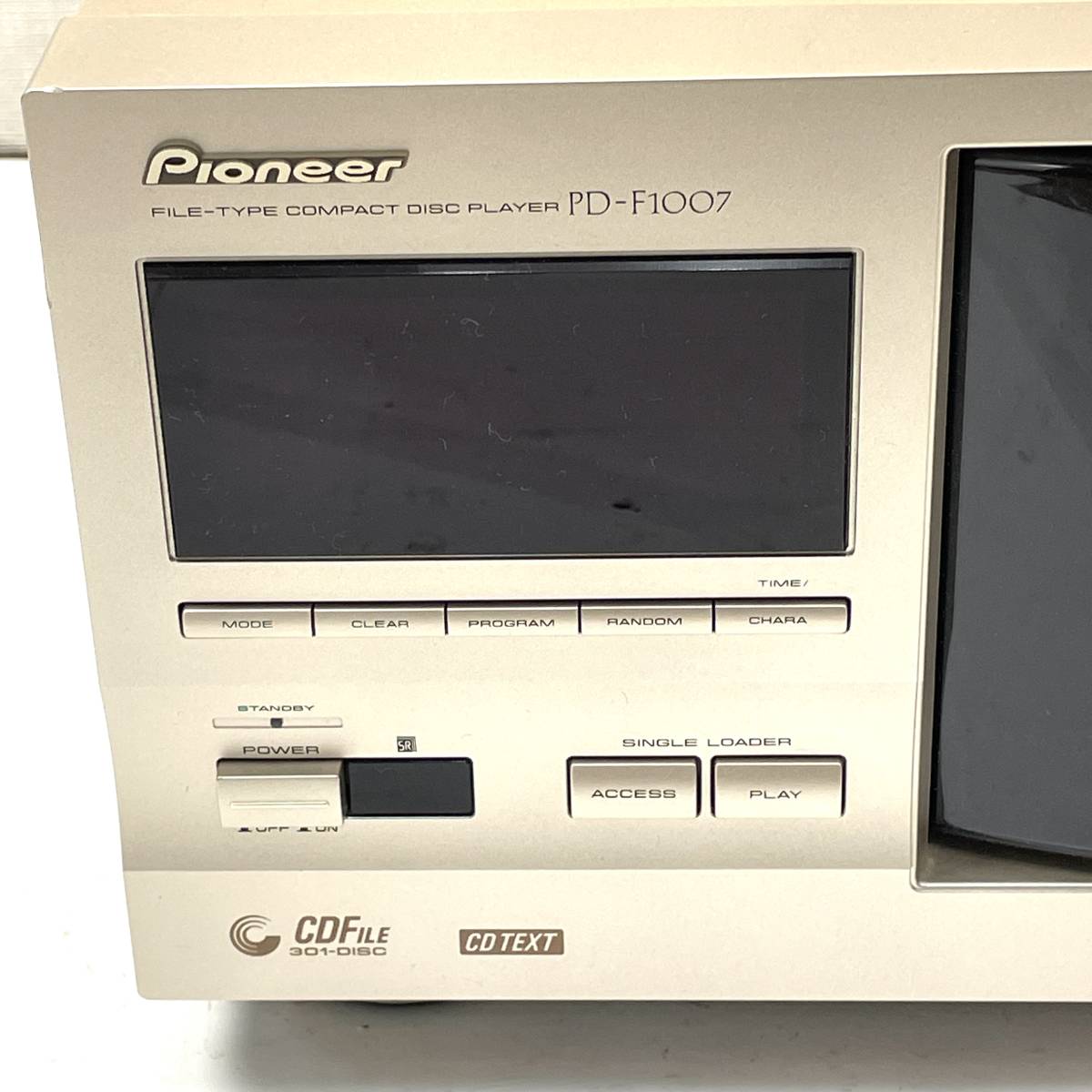Pioneer 301連装CDチェンジャー PD-F1007 リモコン/説明書/元箱付き パイオニア 北TO2_画像3