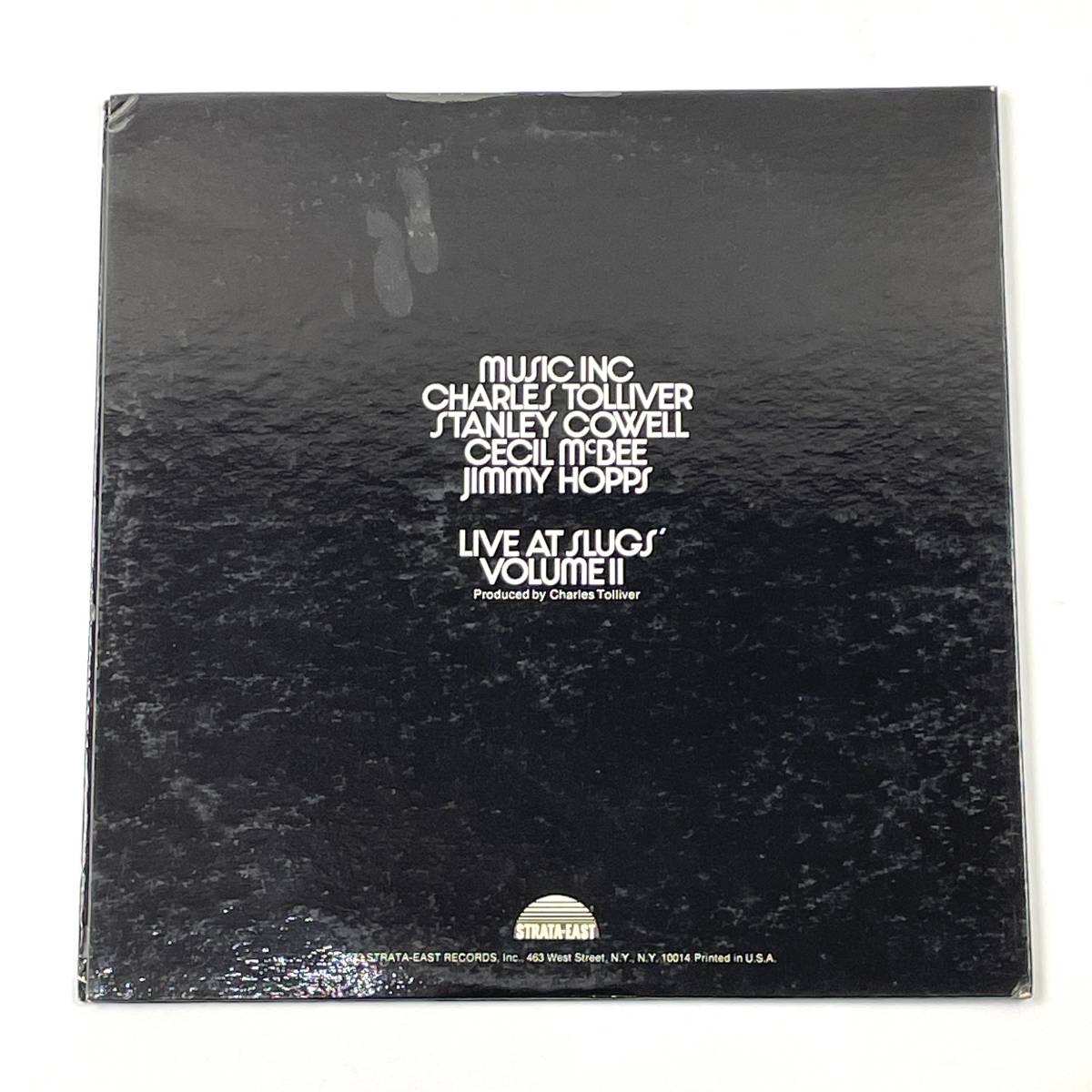 US盤 MUSIC INC LIVE AT SLUGS VOLUMEⅡ LP STRATA-EAST SES-19720 ミュージックインク 北TO2_画像5