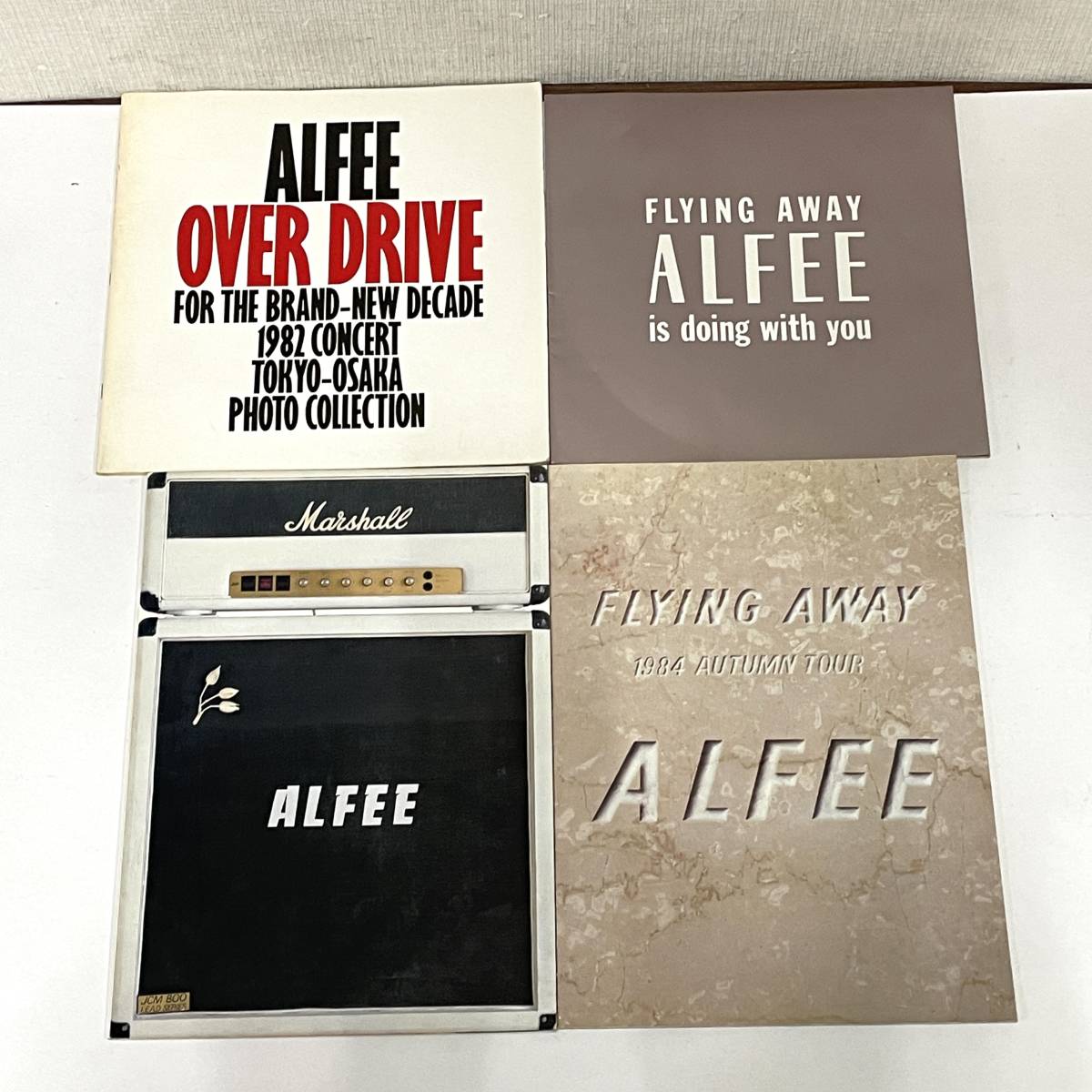 THE ALFEE ツアーパンフレット 4冊まとめ 1982 OVER DRIVE 1984 FLING AWAY 1985 AFFECTION アルフィー 北3_画像2