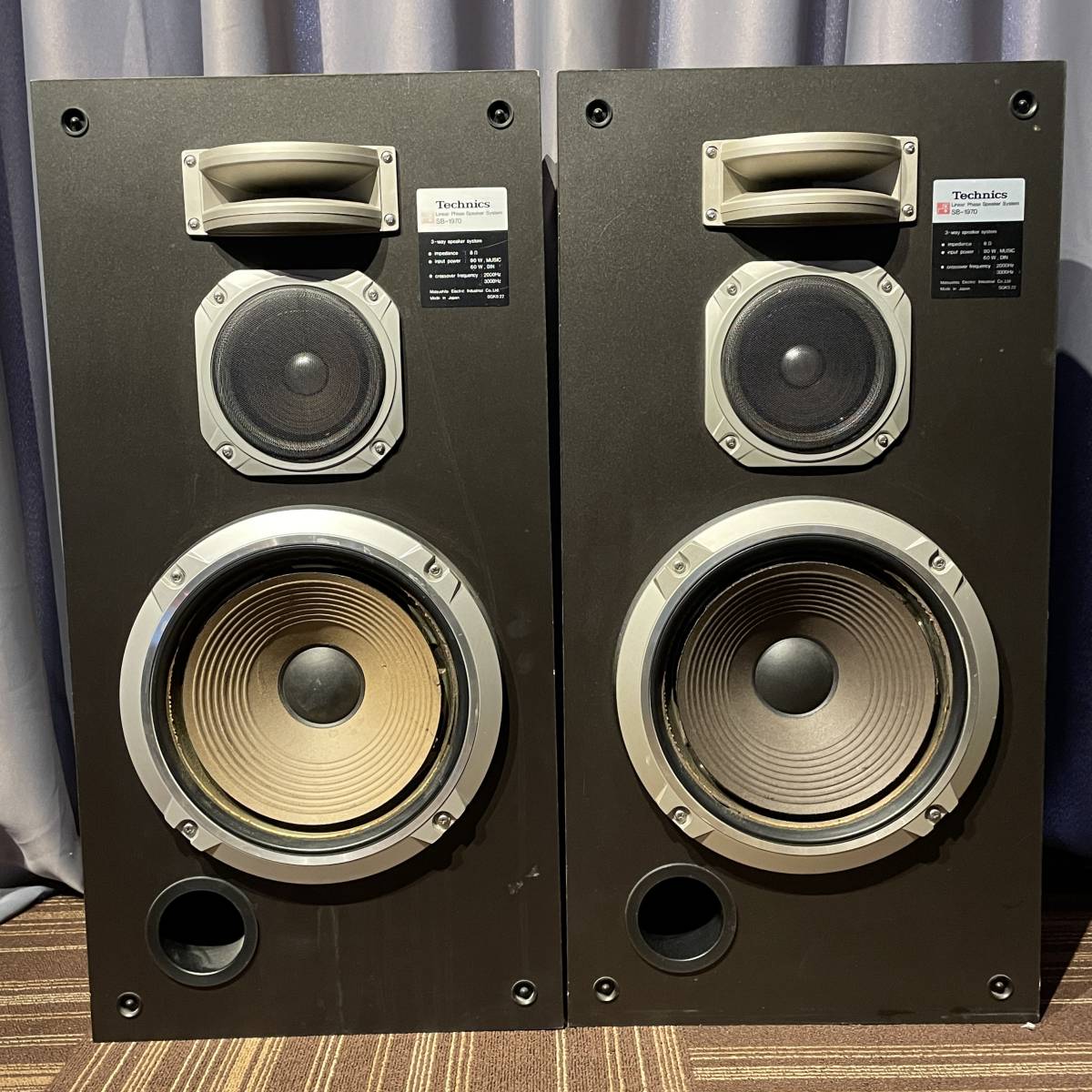 札幌発 Technics スピーカー SB-1970 ペア テクニクス【現状販売品】北TO2_画像2