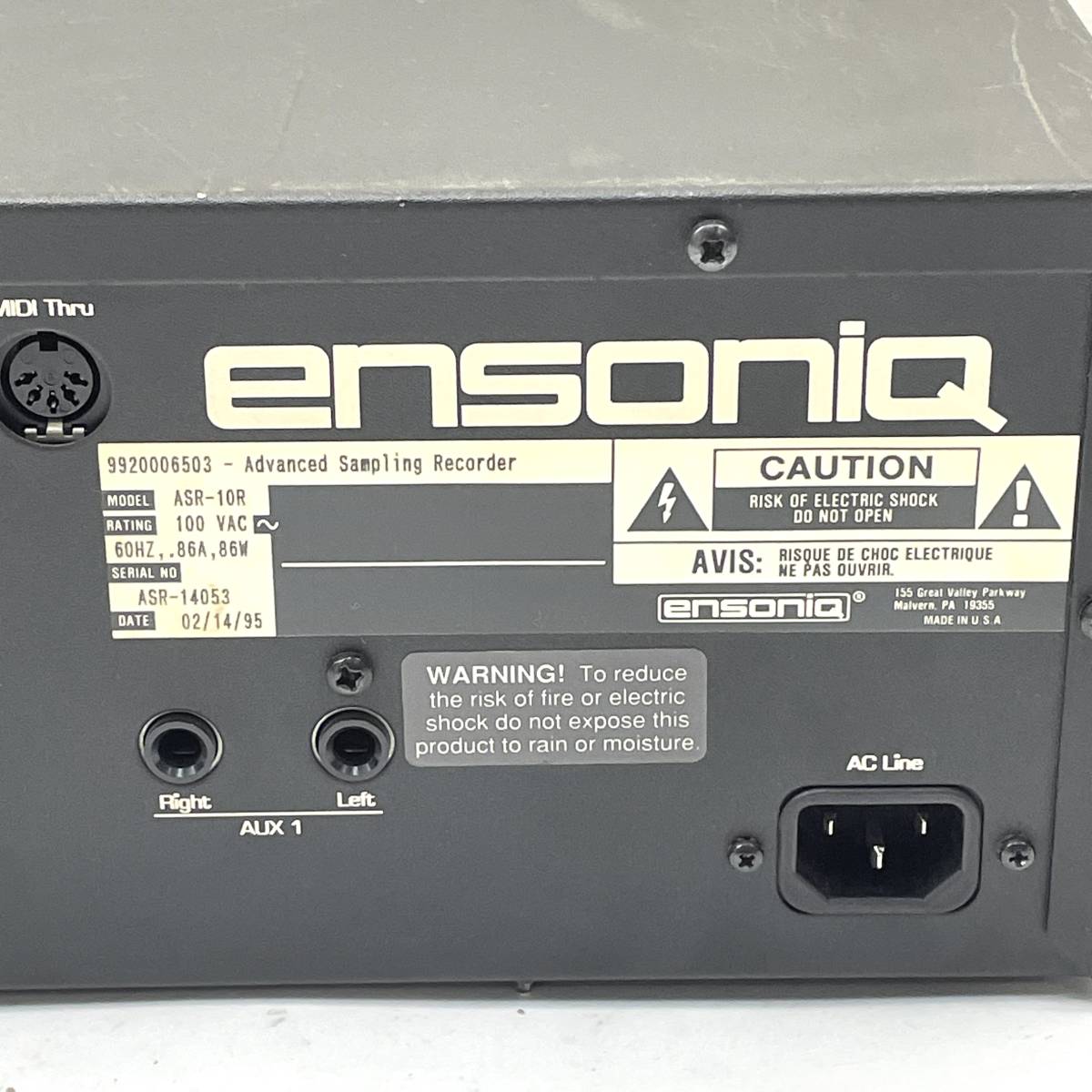 Ensoniq サンプラー ASR-10 エンソニック【現状販売品】北TO2_画像8