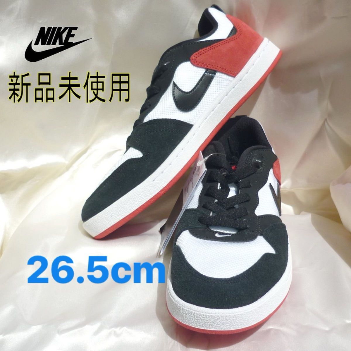 新品未使用26.5cmナイキ NIKE SB アリウープ メンズスニーカー/黒白赤/エスビー/ALLEYOOP