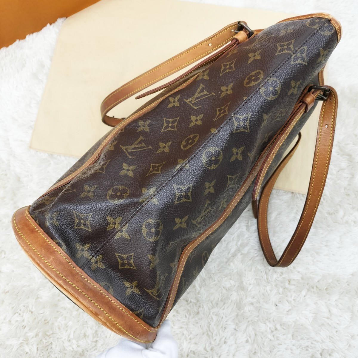 正規品 LOUISVUITTON ルイヴィトン ヴィトン トートバッグ ハンドバッグ ショルダーバッグ バケット バケットGM バケツ モノグラム M42236_画像3