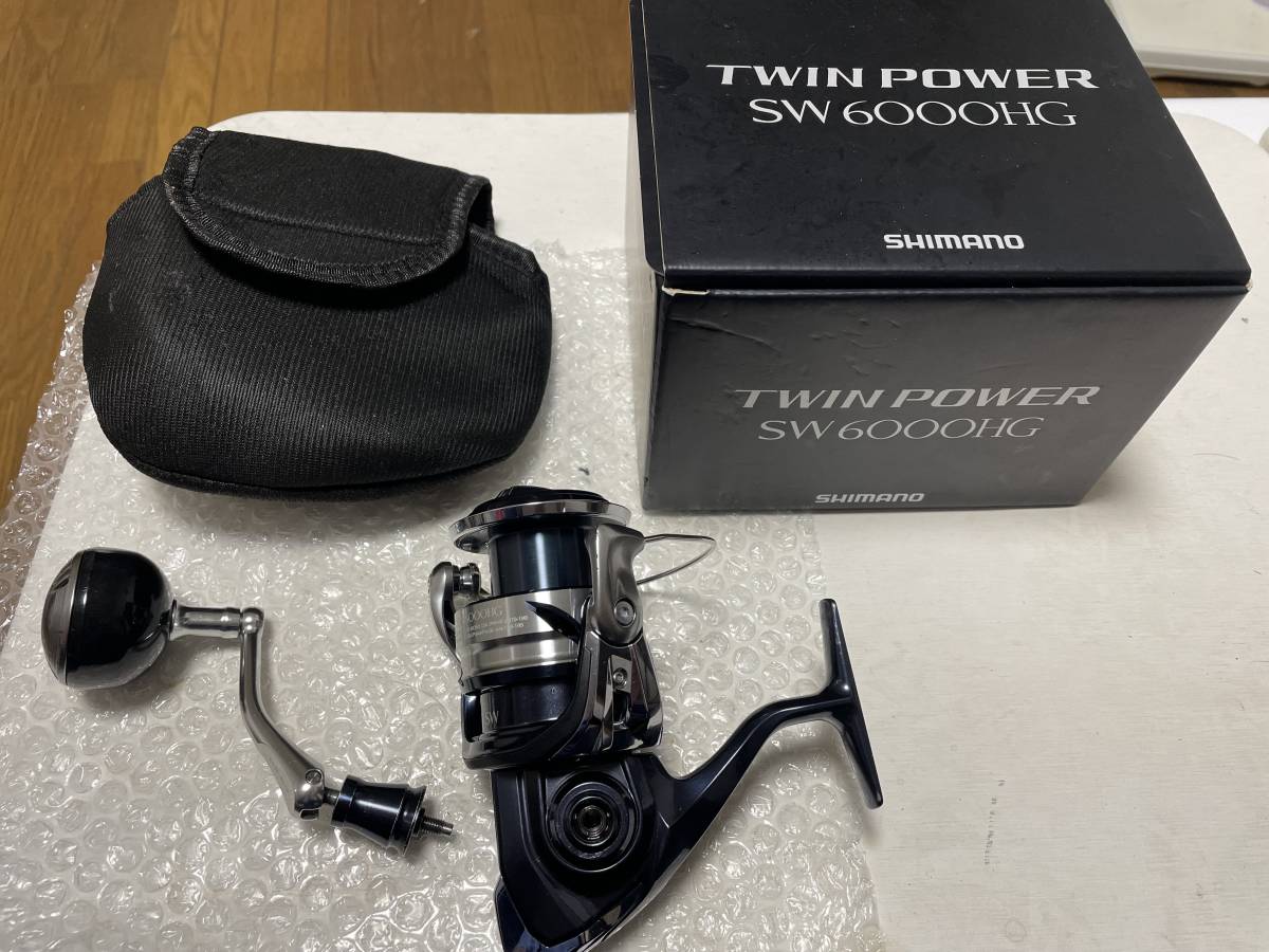 シマノ ツインパワー　SW 6000HG 中古_画像1