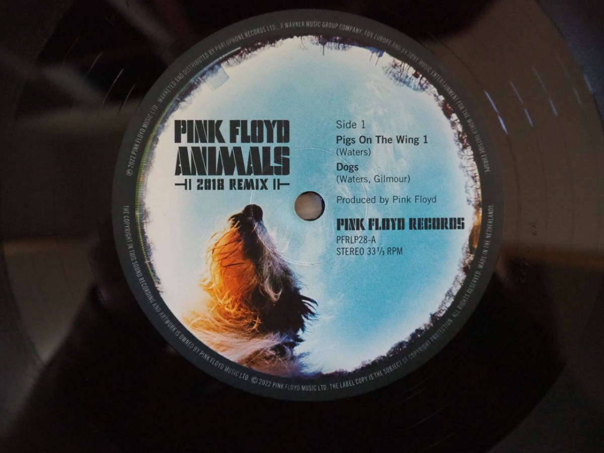 綺麗【高音質盤LP】PINK FLOYD ピンク・フロイド / ANIMALS 2018 REMIX 完全限定盤 Sony Music製 型式：SIJP-124_画像6