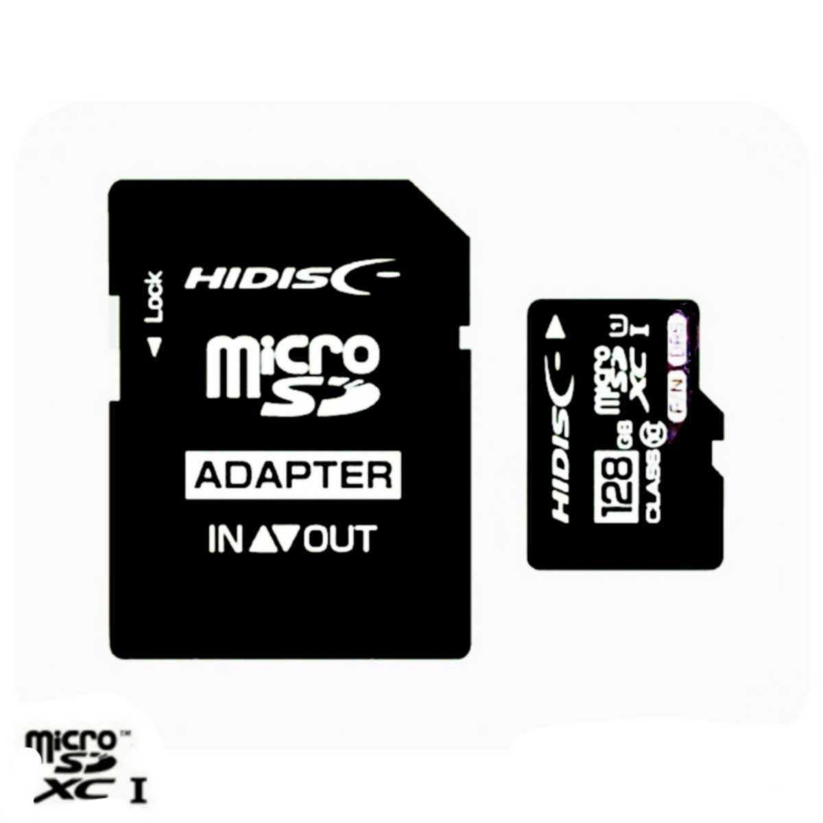 microSDXC128GBメモリーカード(HI-DISC）HDMCSDX128GDS2 【1円スタート出品・新品・送料無料】_画像2