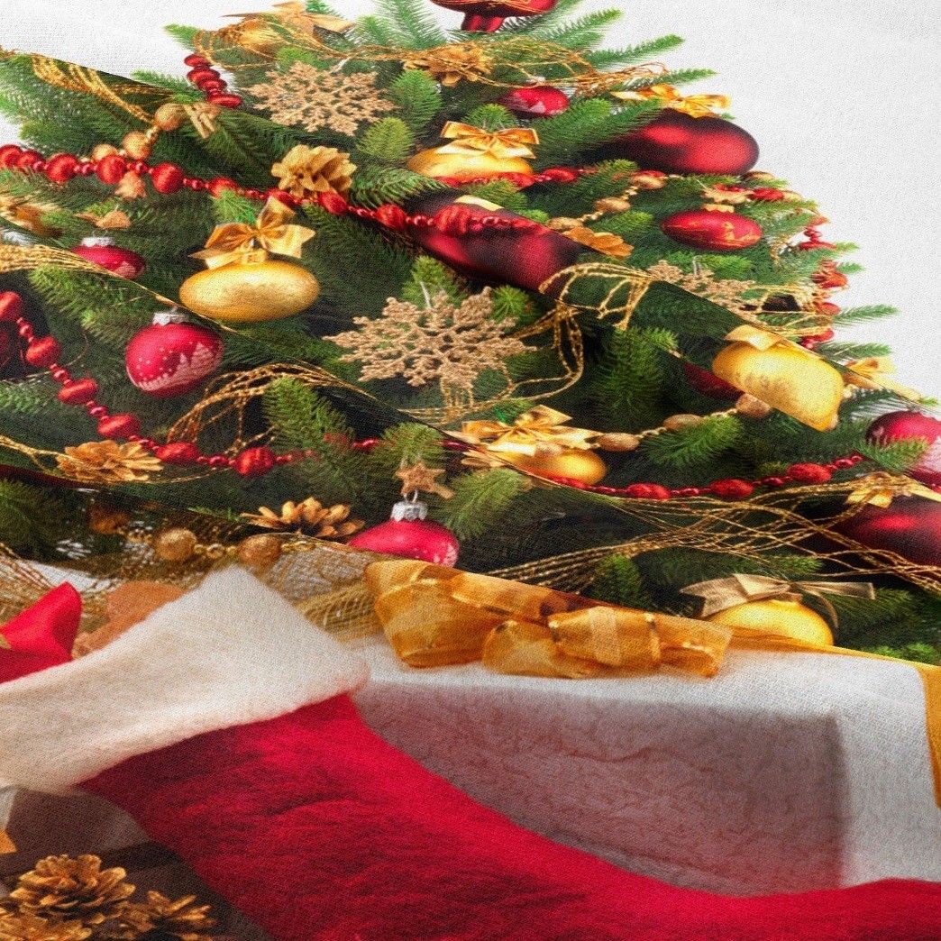 【クリスマスタペストリー 大】場所を取らない壁掛けツリー  X'MASツリー   飾り柄  もみの木  片付け簡単  一気に華やか