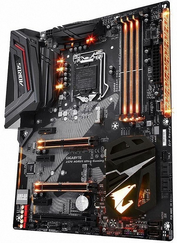 GIGABYTE Z370 AORUS UlTRA GAMING (rev. 1.0) LGA 1151 (300 Series) Intel Z370 HDMI SATA 6Gb/s USB 3.1 ATX Intel Motherboard