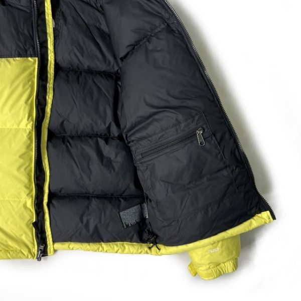 1円～!売切!【正規新品】THE NORTH FACE◆1996 RETRO NUPTSE JACKET ダウンジャケット ヌプシ US限定 RDS認証 パッカブル(XL)黄 190122-160_画像7