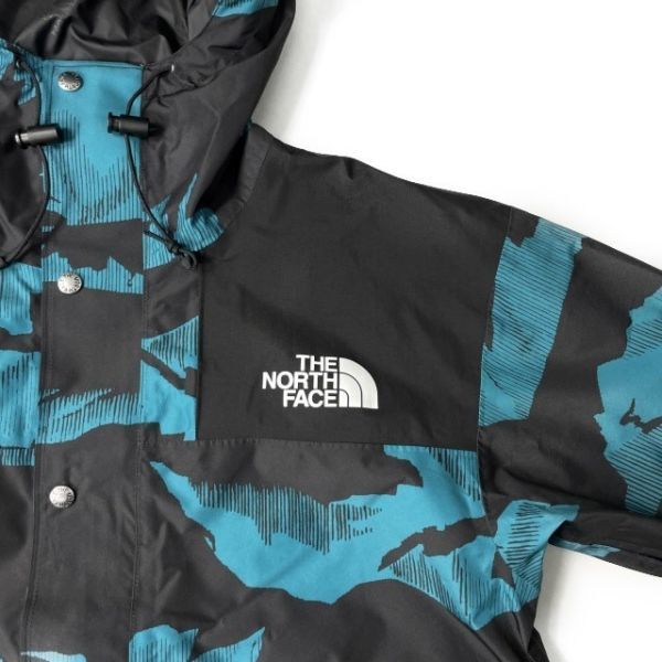 1円～!売切!【正規新品】THE NORTH FACE 86 RETRO MOUNTAIN JACKET マウンテンジャケット US限定 1986 復刻 撥水 防水(M)青 総柄180915-135_画像4