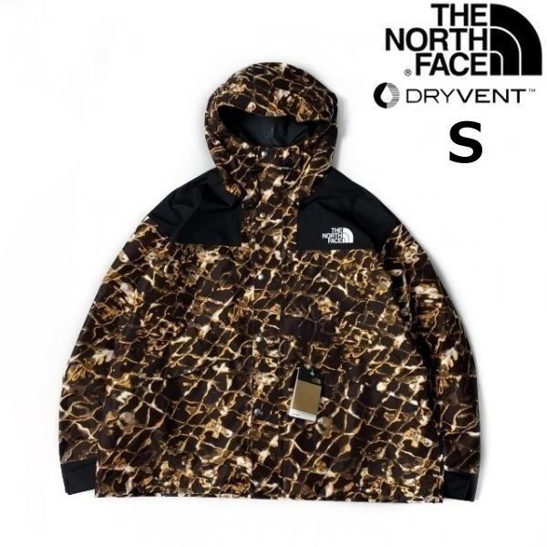 1円～!売切!【正規新品】THE NORTH FACE 86 RETRO MOUNTAIN JACKET マウンテンジャケット US限定 1986 復刻 DRYVENT(S)茶 総柄180915-135_画像1