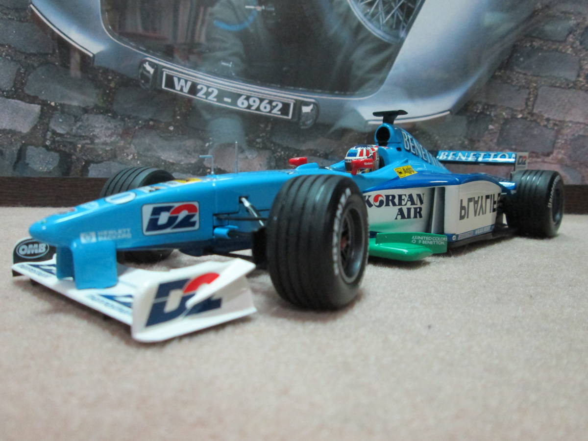 1/18「BENETTON FORMULA1 B199」 1998年「A.Wurz」！！ 「MILD SEVEN BENETTON B199 PLAYLIFE　V10」 「MINICHAMPS」_画像2