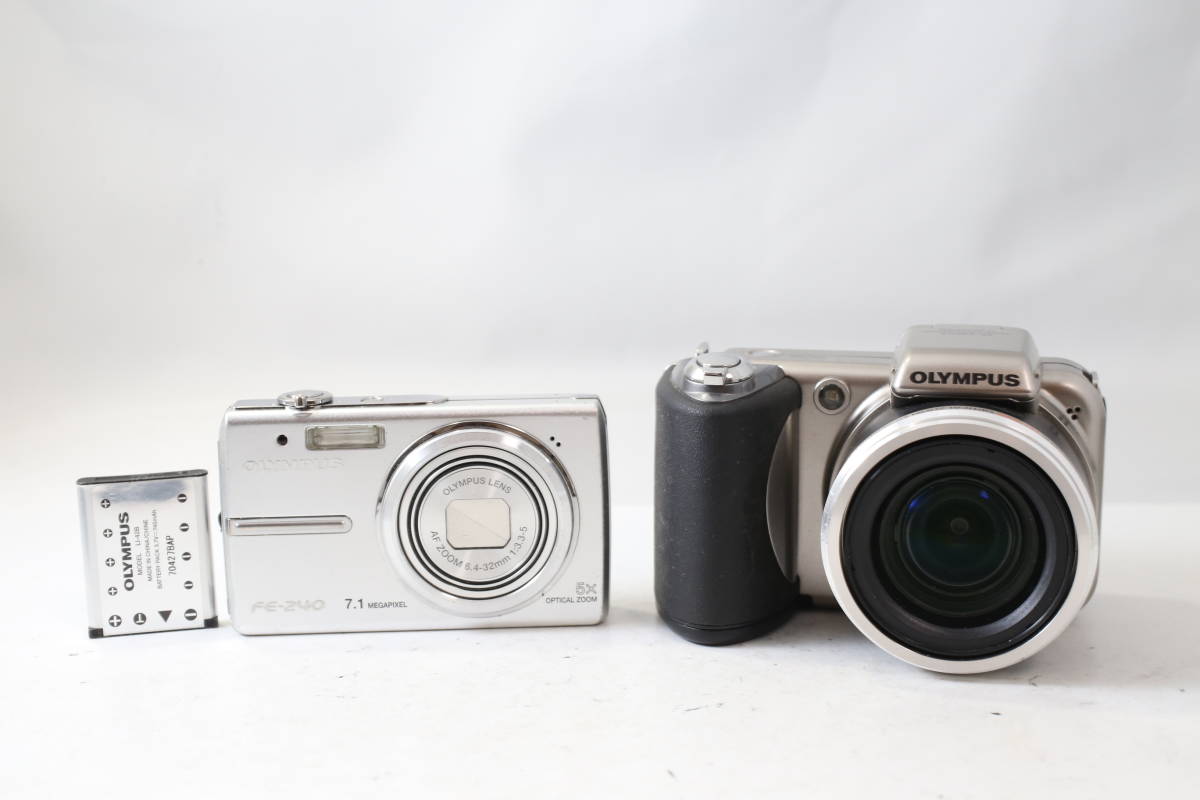 【6個】OLYMPUS μ 1060/OLYMPUS VG-190/SH-21/AZ-1/FE-240/SP-600UZ/コンパクトデジタルカメラ まとめて ジャンク セット まとめ (114)_画像4