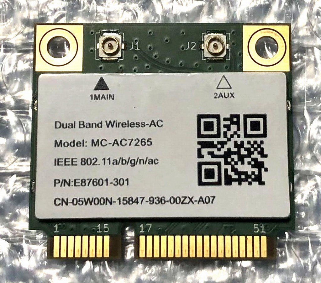 ワイヤレスWifi MC-AC7265(Intel 7265ACチップ) ,ネットワークカード Bluetooth 4.2 _画像1