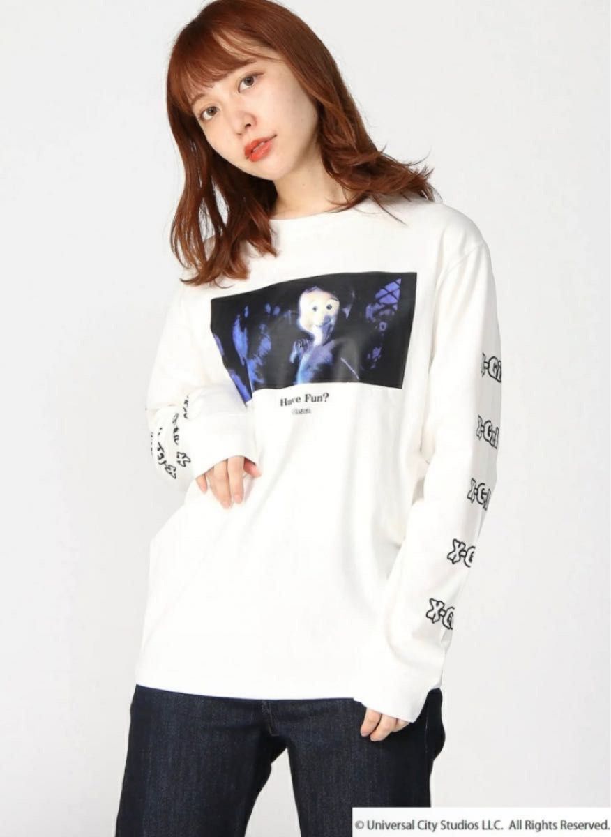 X-girl CASPER Tシャツ chocoloraffinerobe ギンガムチェック ロングスカート 2点 セットコーデ