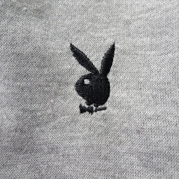 新品 プレイボーイ 2023秋冬 裏毛 刺繍 スウェット パンツ L 灰【33056_97】 PLAYBOY メンズ スエット イージーパンツ ジョガーパンツ_画像7