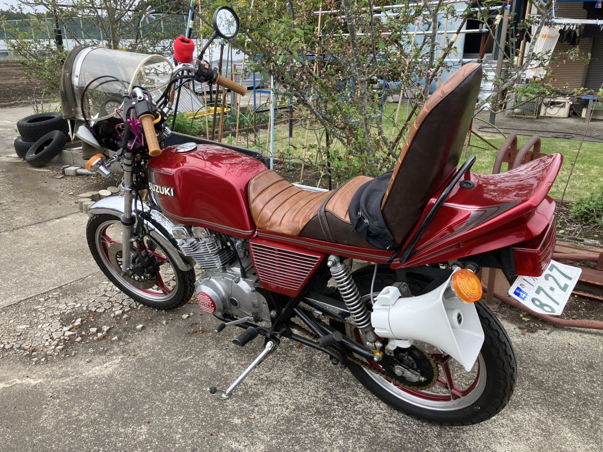 特別値下げ 確実本物 BEET アルフィンGSX250E GSX400E ザリ サイドカバー 外装 ゴキ GS400 キジマ CBX400F cb400t cb400f gsx400fs 当時物_画像3