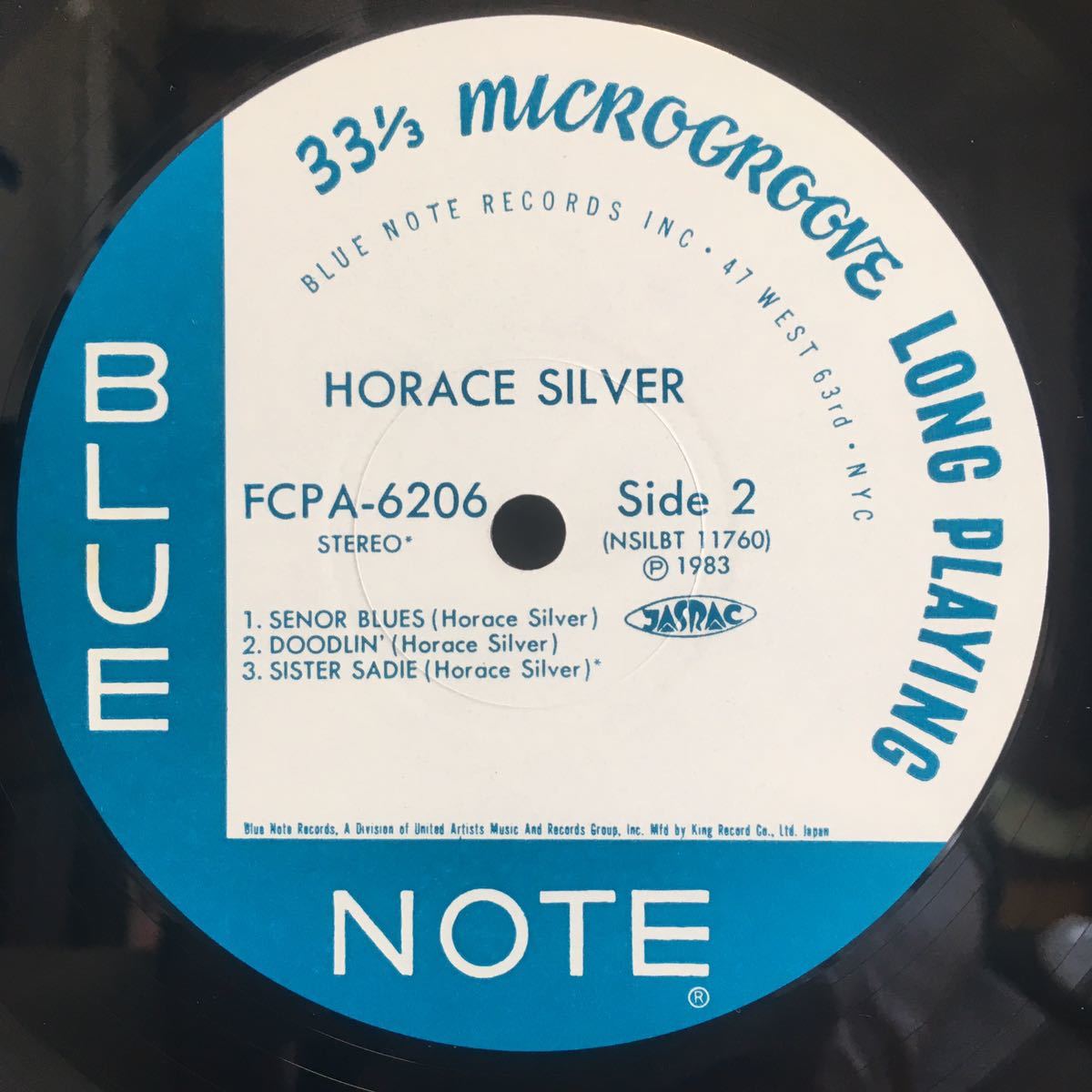 美盤 JPN LP / HORACE SILVER (ホレス・シルバー) - Same (FCPA 6206) Blue Note / Jazz ジャズ / Blue Mitchell, Donald Byrd etc /_画像4