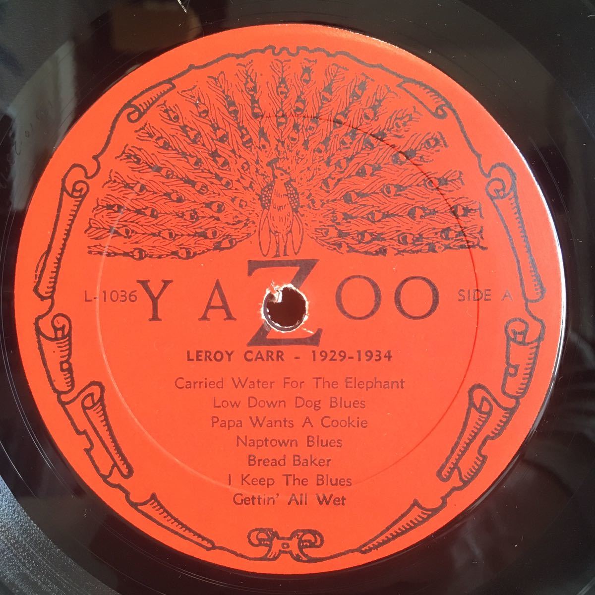 US LP / LEROY CARR & SCRAPPER BLACKWELL - NAPTOWN BLUES 1929-1934 (L-1036) / Piano Blues 戦前ブルース /_画像3