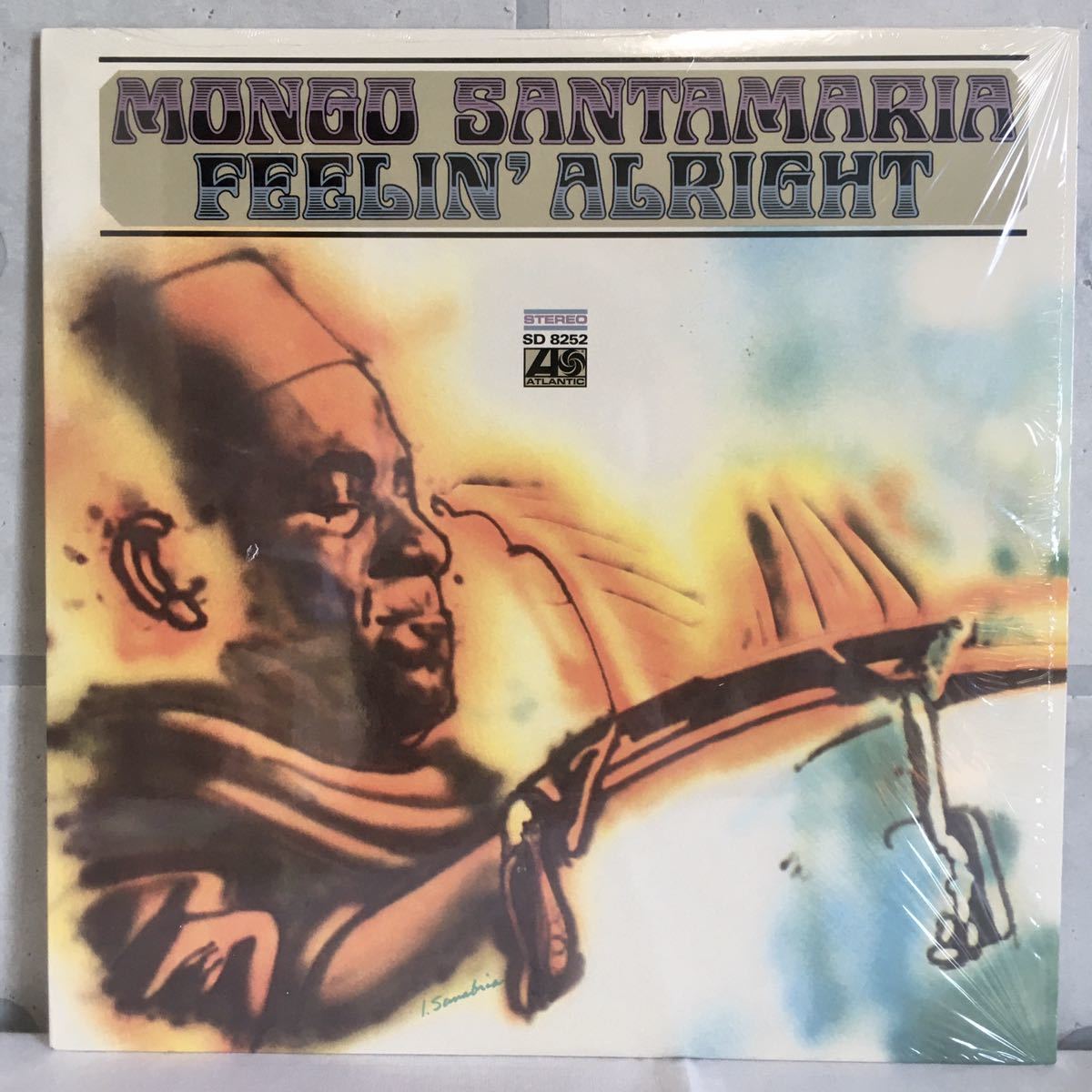 美品 シュリンク US Reissue盤 LP / Mongo Santamaria / Feelin' Alright (SD 8252) / Latin Funk Soul Jazz / ドラムブレイク_画像1