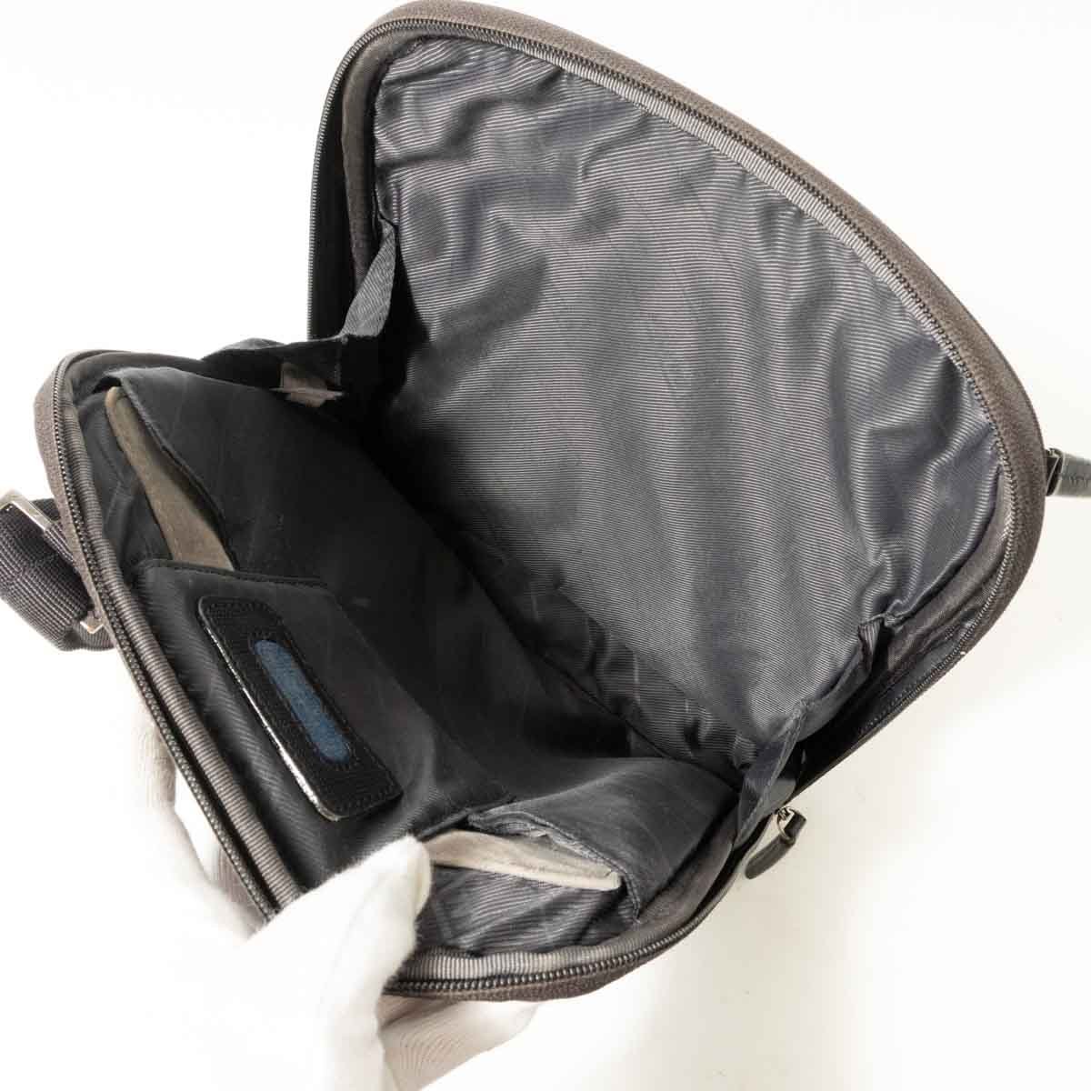 ZERO HALLIBURTON ゼロハリバートン ショルダーバッグ ブラック 黒 ポケット メンズ 120-804 Profile Shoulder Bag コーデュラナイロン_画像8