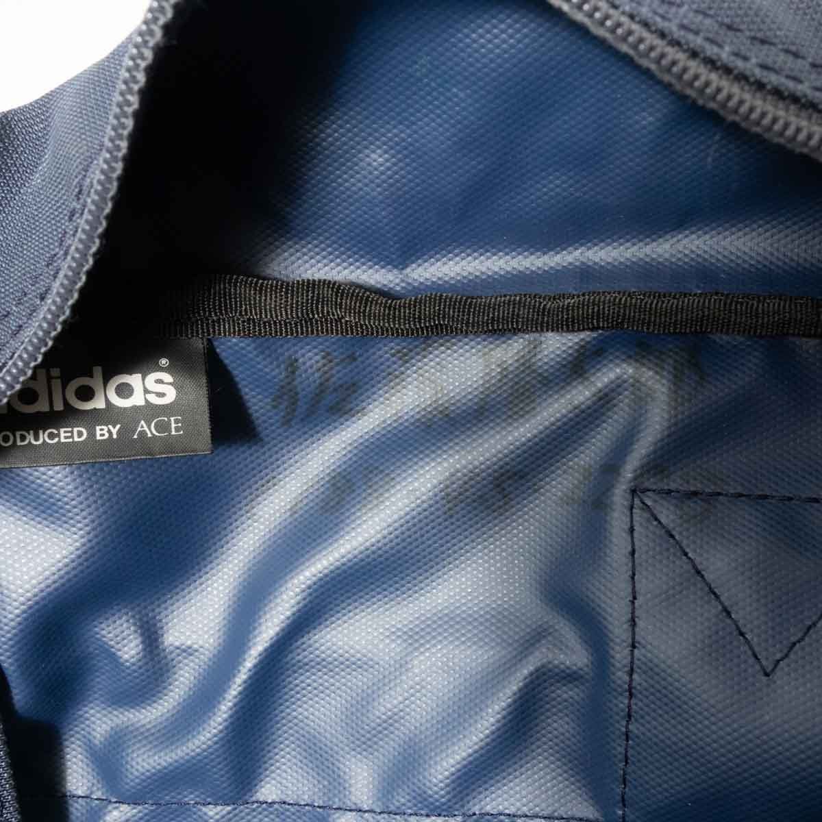 adidas アディダス スポーツ ボストンバッグ ネイビー 紺 ブラック 黒 ナイロン ユニセックス 男女兼用 大容量 収納多数 アウトドア bag 鞄_画像8