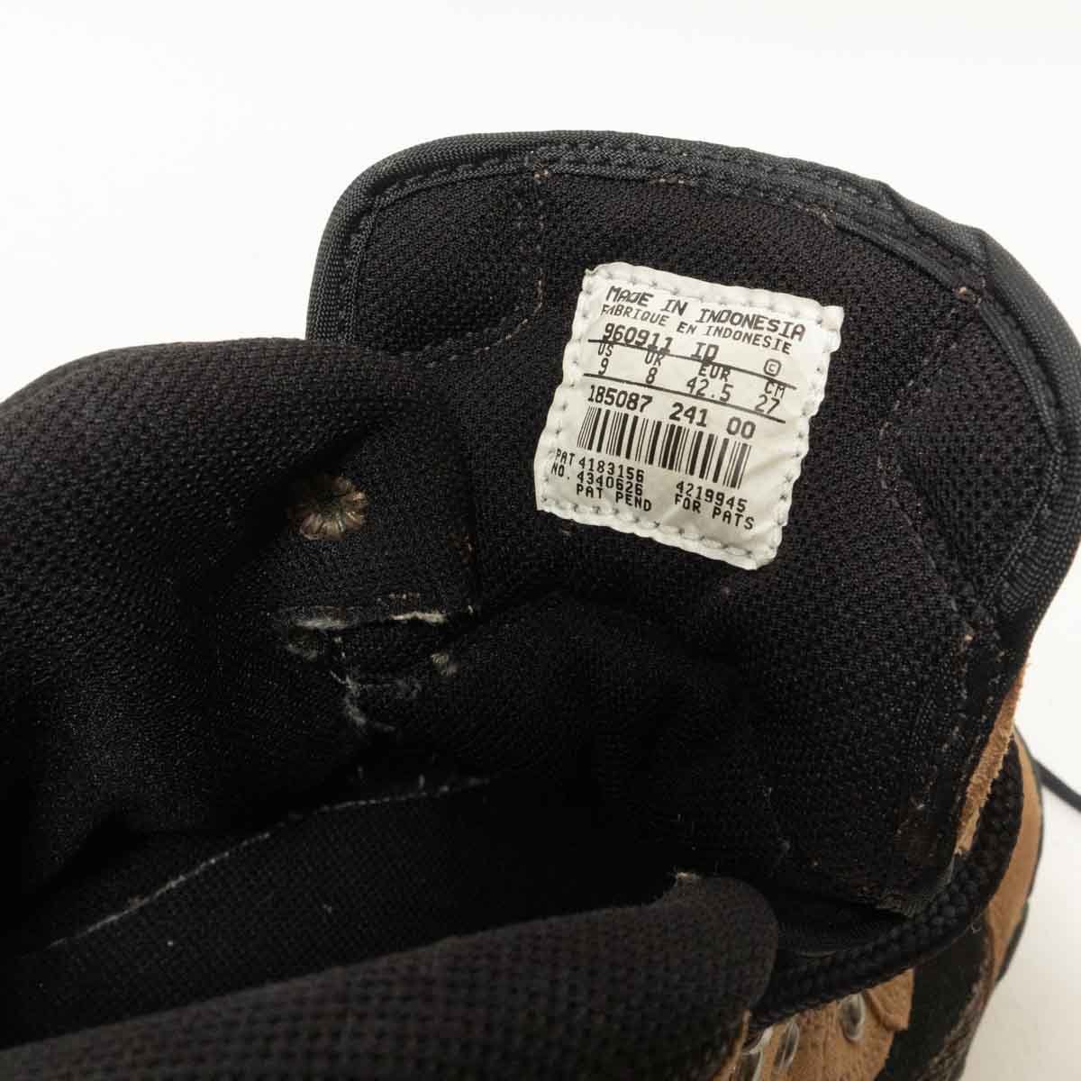 【1円スタート】Nike ACG ナイキエーシージー 960911 ハイカットシューズ ハイキングブーツ ベージュ ブラック スエード キャンバス 27cm_画像10