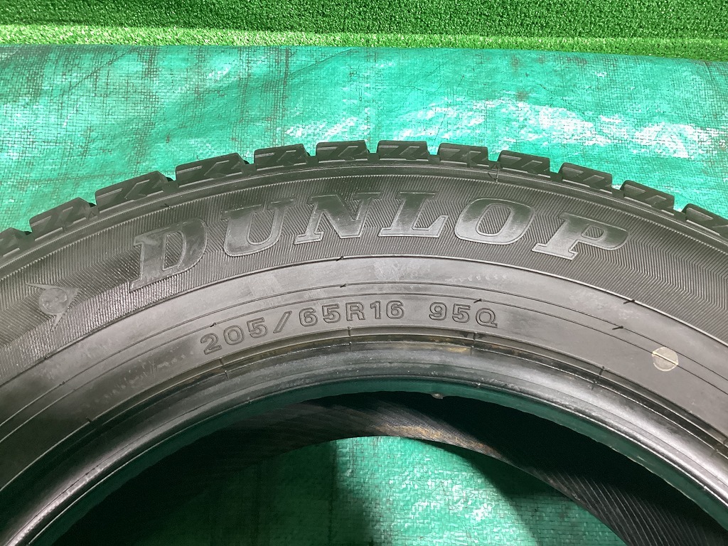 DUNLOP ダンロップ WM02 205/65R16 2019年製 冬タイヤ スタッドレスタイヤ 4本セット D5-1 JH_画像7