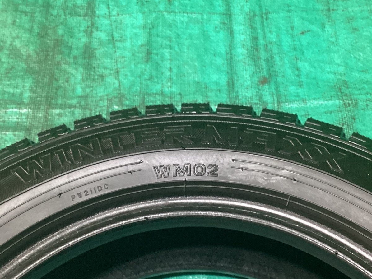 DUNLOP ダンロップ WM02 155/65R13 2019年製 冬タイヤ スタッドレスタイヤ 4本 a-4061 A8-2 YM_画像3