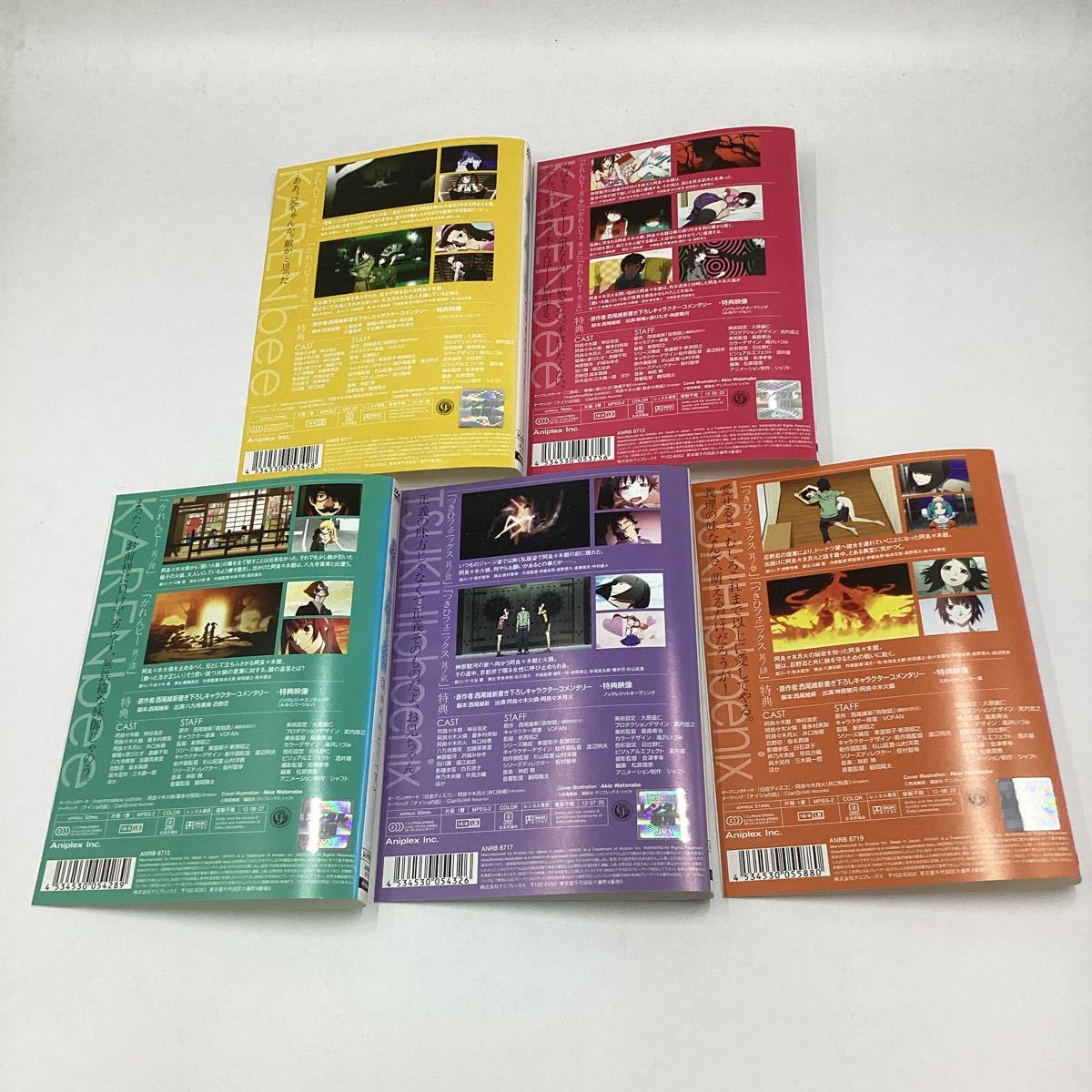 偽物語 ニセモノガタリ 全5巻 ★DVD★中古品★レンタル落ち_画像2