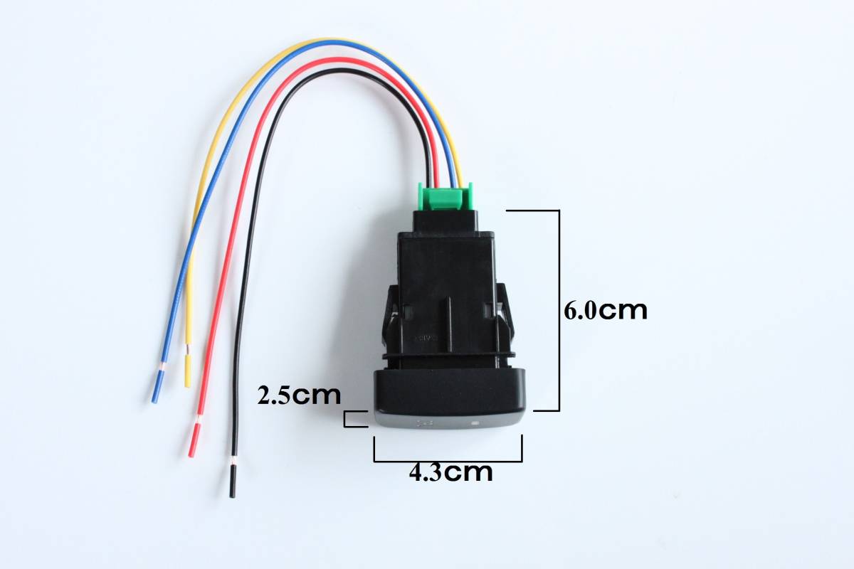 ホンダ用デイライトスイッチ　フィット/N-BOX/フリード/CR-V/ステップワゴン　Aタイプスイッチ同サイズ_画像2