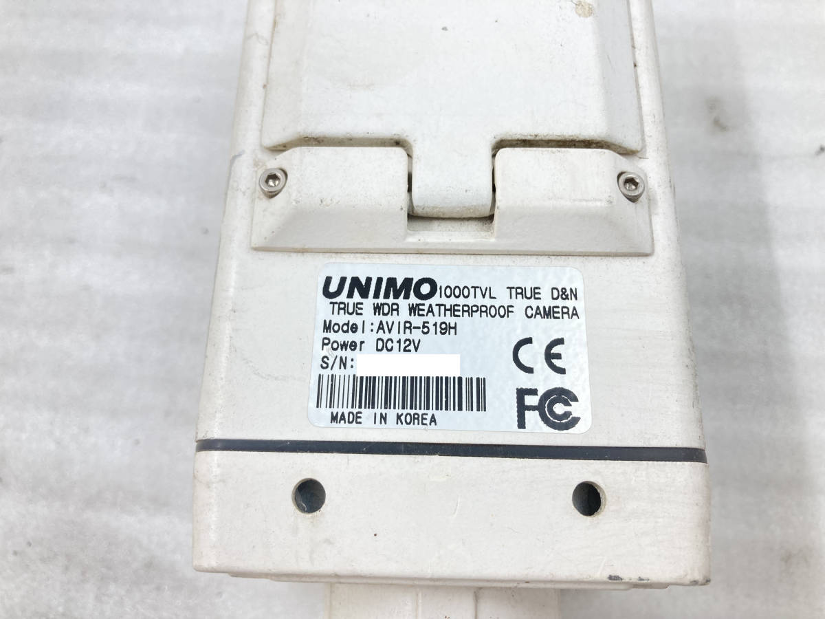 ●UNIMO　屋外用 赤外線カメラ　AVIR-519H　本体のみ　中古品_画像4