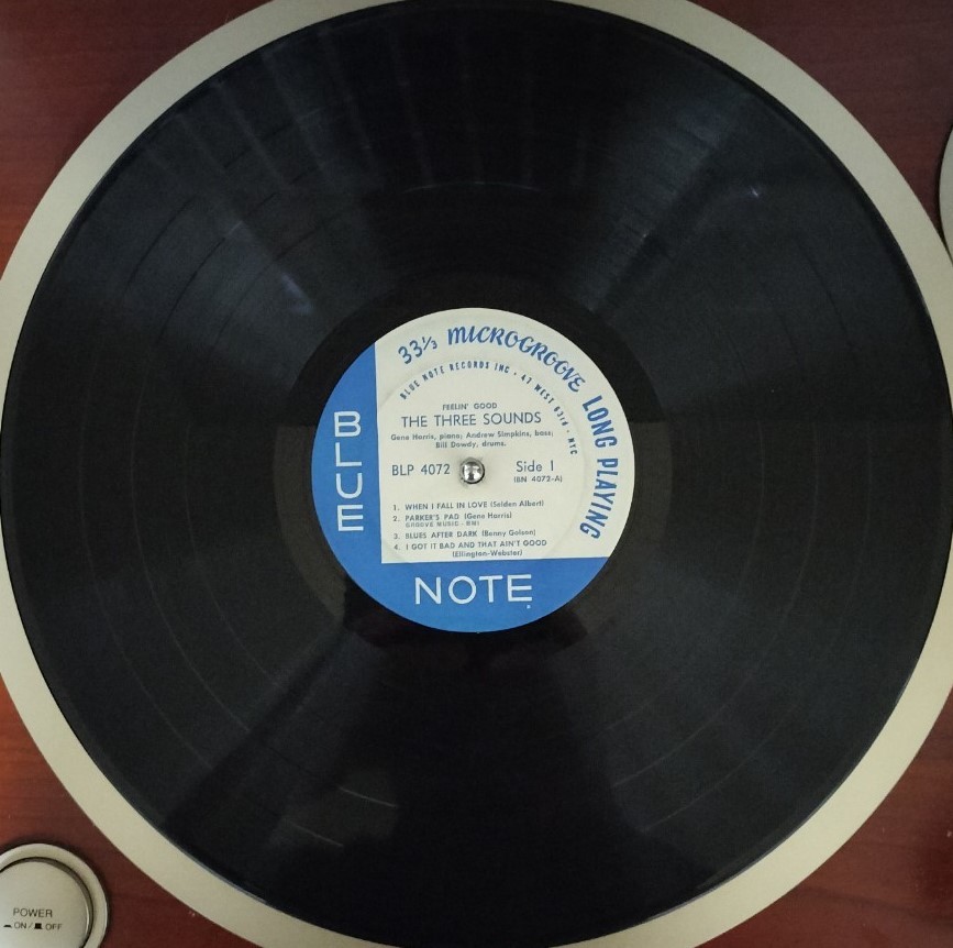 BLUE NOTE W63i／NY RVG 耳 MONO 初期盤　THE 3 SOUNDS／Feelin’ Good　Gene Harris　Andrew Simpkins　Bill Dowdy　スリー サウンズ_画像4
