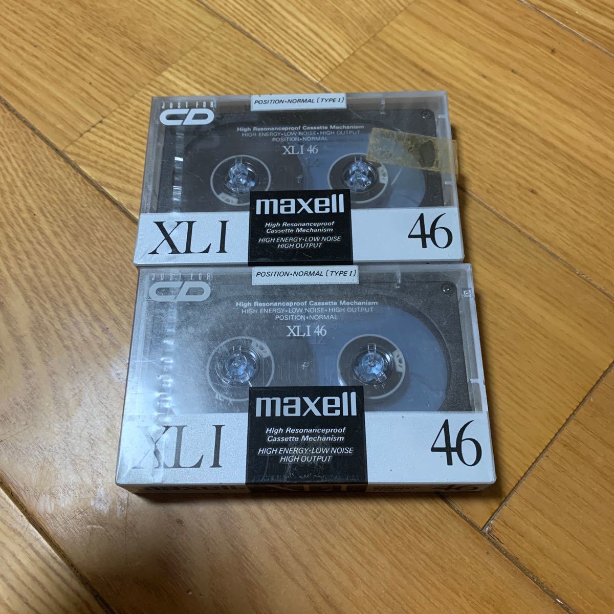 日立マクセル カセットテープ XLI 46分 XLI 46 D 2個 maxell の入札