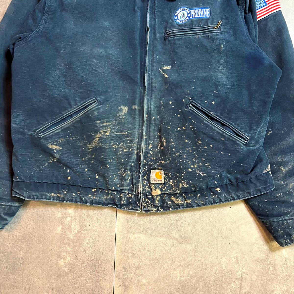 USA製 カーハート デトロイトジャケット XL ネイビー Carhartt USA製 カーハート デトロイトジャケット XL ネイビー Carhartt