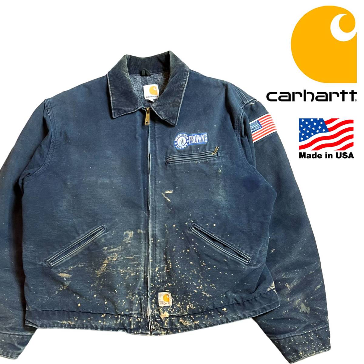 USA製 カーハート デトロイトジャケット XL ネイビー Carhartt USA製 カーハート デトロイトジャケット XL ネイビー Carhartt