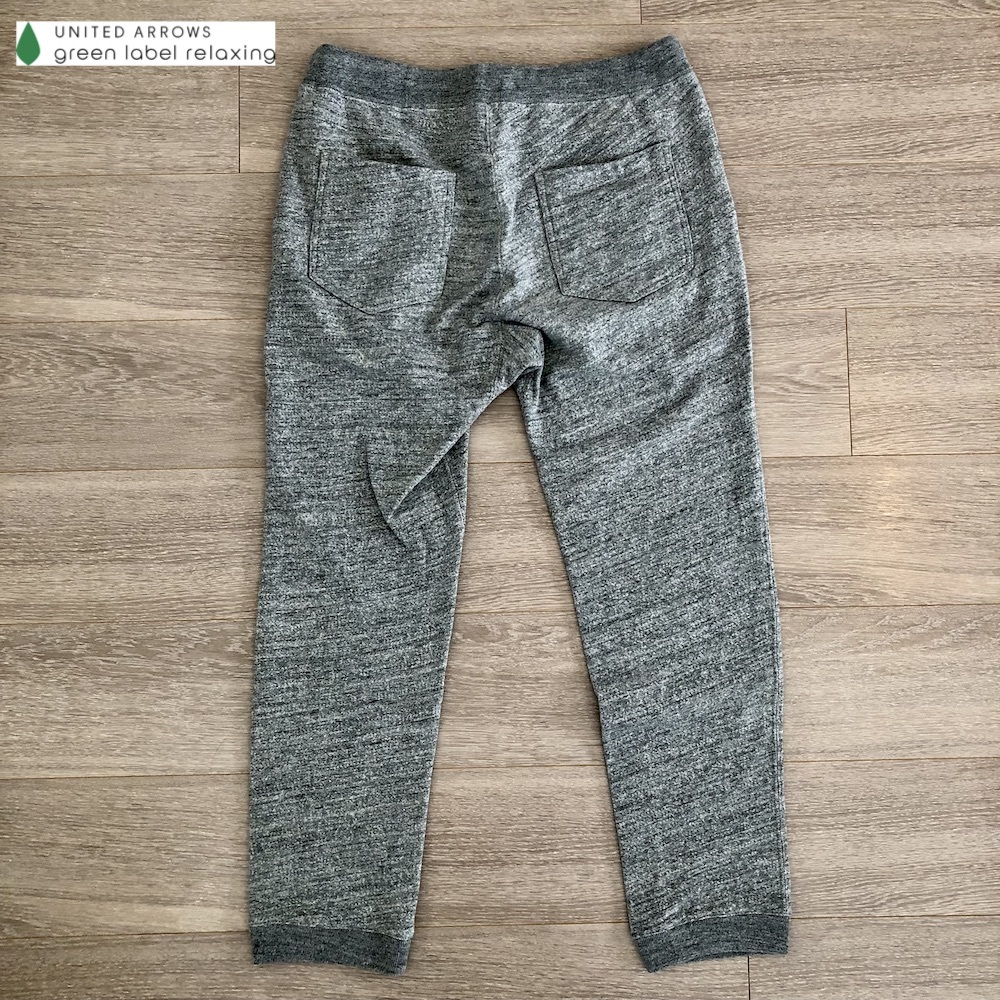 【美品】United Arrows Green Label Relaxing（ユナイテッドアローズ グリーンレーベル）スエットパンツ グレー サイズS USED_画像2